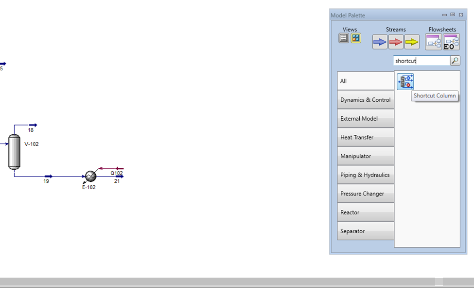 Shortcut column